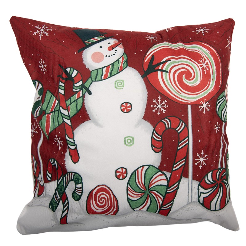 Clayre & Eef Federa per cuscino 45x45 cm Rosso Poliestere