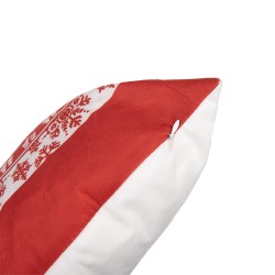 Clayre & Eef Housse de coussin 45x45 cm Rouge Polyester