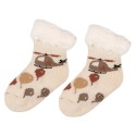 Clayre & Eef Baby House Socks for 0–24 Months Beige Synthetic