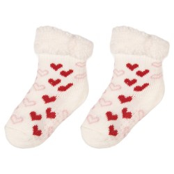 Clayre & Eef Baby-Haussocken für 0–24 Monate Weiß Synthetisch