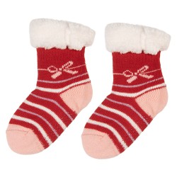 Clayre & Eef Calzini da casa per neonato 0–24 mesi Rosso Sintetico