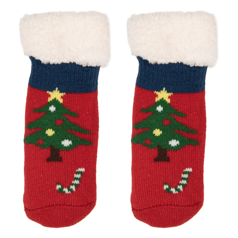 Clayre & Eef Huissokken Baby Voor 0-24 Maanden Rood Synthetisch