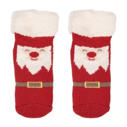 Clayre & Eef Baby House Socks for 0–24 Months Red Synthetic