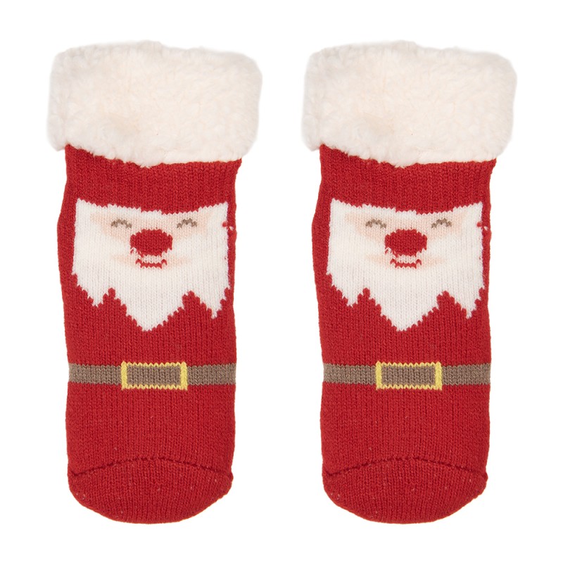 Clayre & Eef Baby House Socks for 0–24 Months Red Synthetic