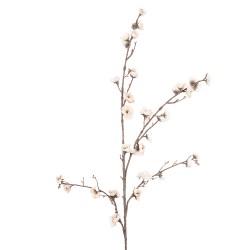 Clayre & Eef Fleur artificielle 120 cm Beige Plastique