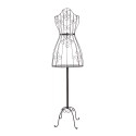 Clayre & Eef Adjustable Female Mannequin 152 cm Brown Metal