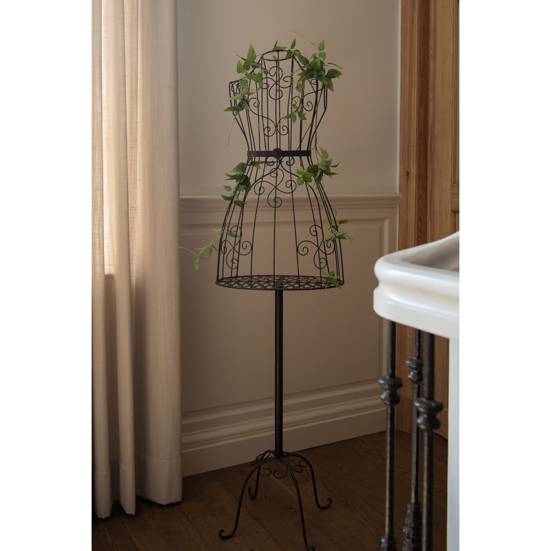 Clayre & Eef Mannequin dames réglable 152 cm Marron Métal
