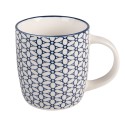 Clayre & Eef Mug Set of 4 300 ml White Porcelain