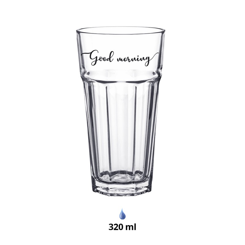 Clayre & Eef Wasserglas 320 ml Glas