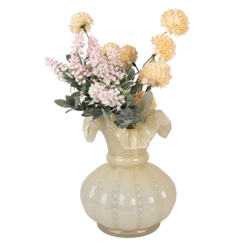 Clayre & Eef Vase Ø 14x25 cm Rose Verre