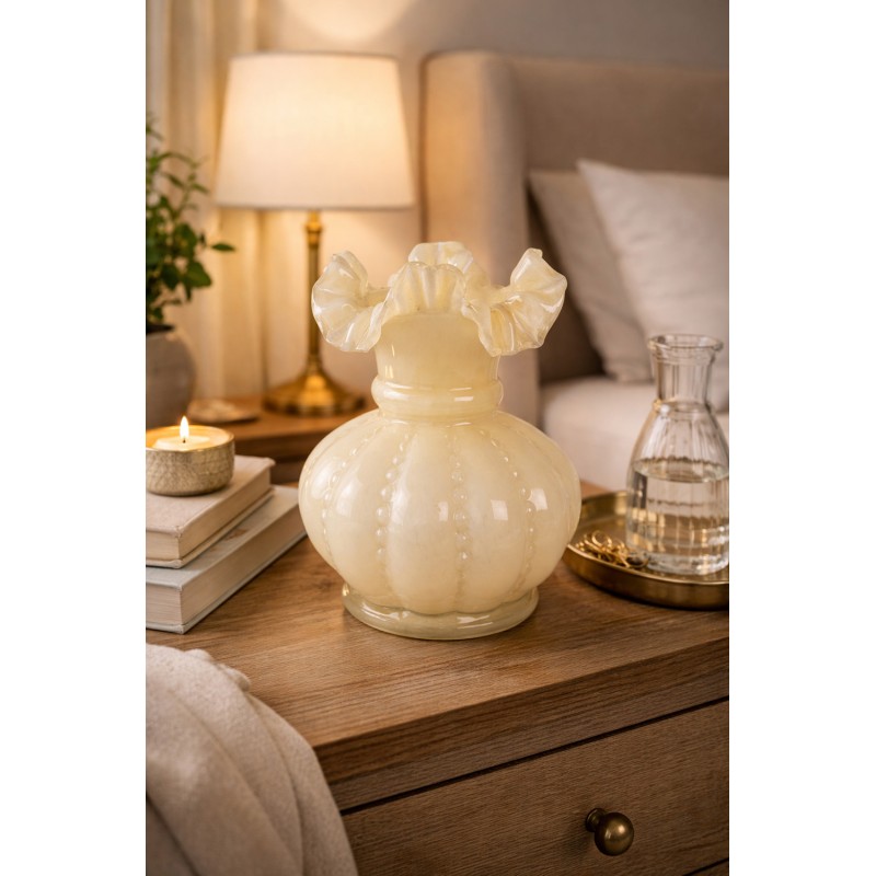 Clayre & Eef Vase Ø 14x25 cm Rose Verre