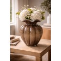 Clayre & Eef Vaso Ø 16x21 cm Marrone Vetro
