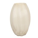 Clayre & Eef Vaas Ø 17x27 cm Geel Glas