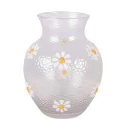 Clayre & Eef Vase Ø 13x16 cm Transparent Verre