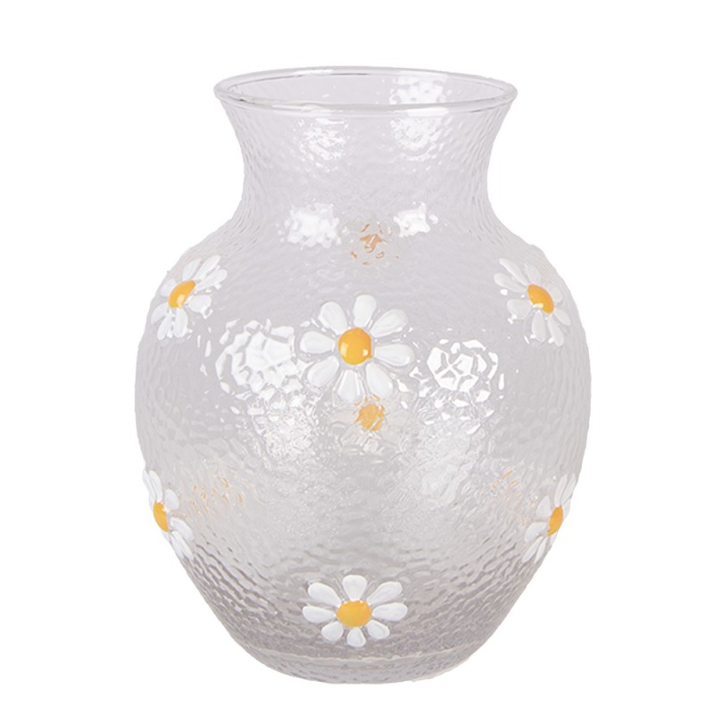 Clayre & Eef Vase Ø 13x16 cm Transparent Verre