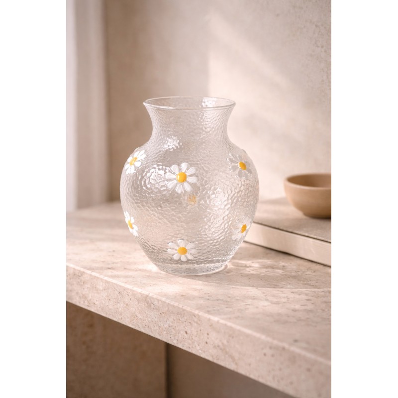Clayre & Eef Vase Ø 13x16 cm Transparent Verre