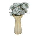 Clayre & Eef Vaas Ø 14x23 cm Geel Glas