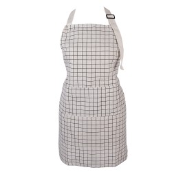 Clayre & Eef Keukenschort 69x68 cm Beige Polyester