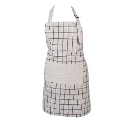 Clayre & Eef Keukenschort 69x68 cm Beige Polyester