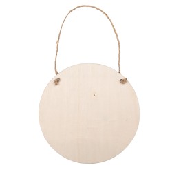 Clayre & Eef Kersthanger Ø 15x1 cm Beige Hout