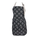Clayre & Eef Kitchen Apron 69x68 cm Grey Polyester
