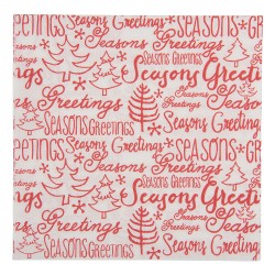 Clayre & Eef Tovaglioli Carta set di 20 33x33 cm Bianco Carta