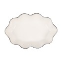 Clayre & Eef Porte-savon 15x10x3 cm Blanc Céramique