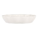 Clayre & Eef Porte-savon 15x10x3 cm Blanc Céramique