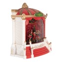 Clayre & Eef Christmas Decoration with LED Lighting and Music 22x11x23 cm / 3xAA Red Plastic
