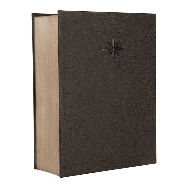 Clayre & Eef Halloween Decoration Books 17x7x22 cm / 3xAA Grey Plastic