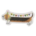 Clayre & Eef Servetten Papier Set van 20 Hond Wit Papier