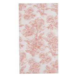 Clayre & Eef Servetten Papier Set van 20 33x33 cm Wit Papier