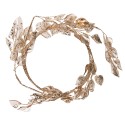 Clayre & Eef Wreath Ø 15x2 cm Gold colored Metal