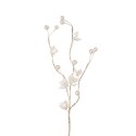 Clayre & Eef Dekoration Ast 4x4x40 cm Weiß Kunststoff