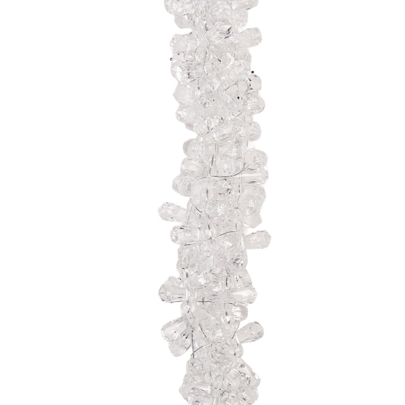 Clayre & Eef Anhänger 4x4x30 cm Transparant Kunststoff