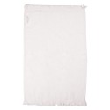 Clayre & Eef Asciugamano per ospiti 40x66 cm Bianco Cotone
