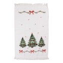 Clayre & Eef Guest Towel 40x66 cm White Cotton