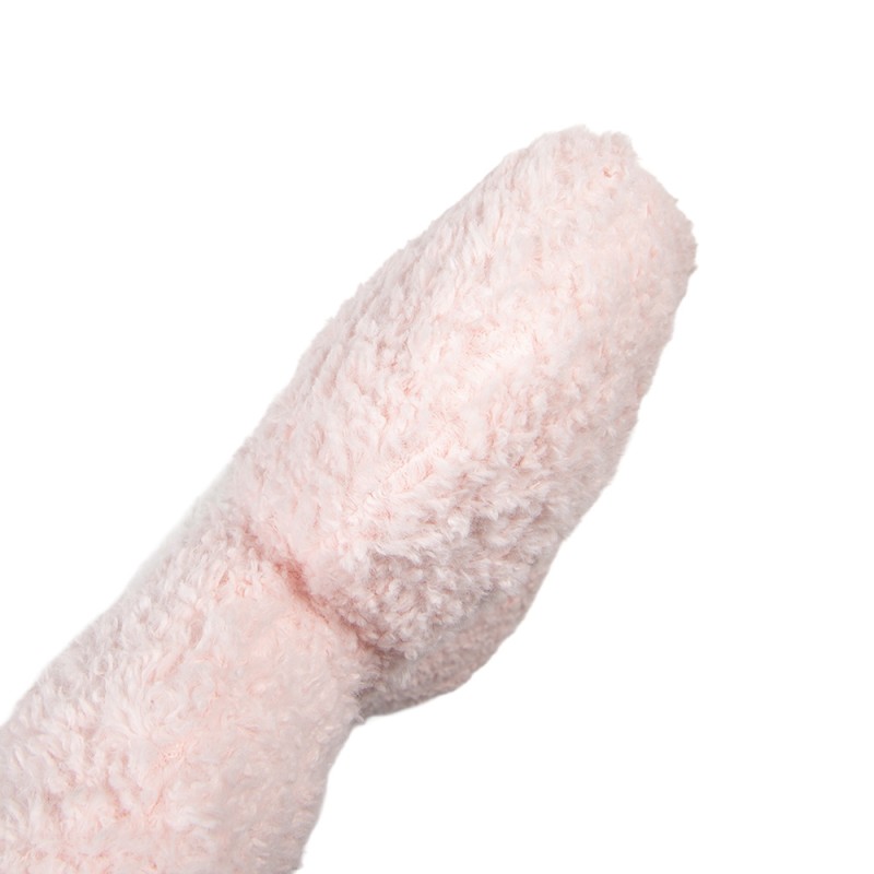 Clayre & Eef Decorative Cushion Flower Ø 50x5 cm Pink Polyester