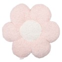 Clayre & Eef Decorative Cushion Flower Ø 50x5 cm Pink Polyester