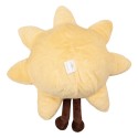 Clayre & Eef Decorative Cushion Sun Ø 44x18 cm Yellow Polyester