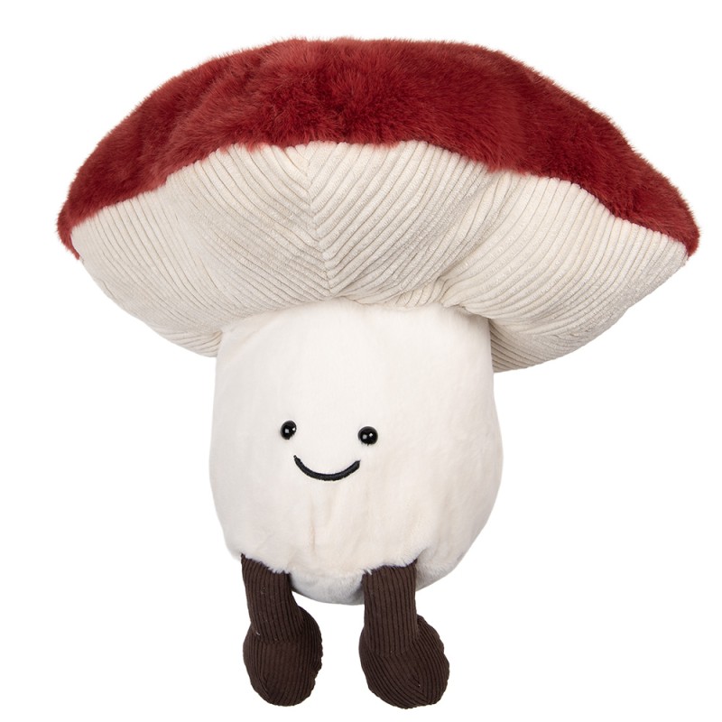 Clayre & Eef Decorative Cushion Mushroom 40x40x40 cm Beige Polyester