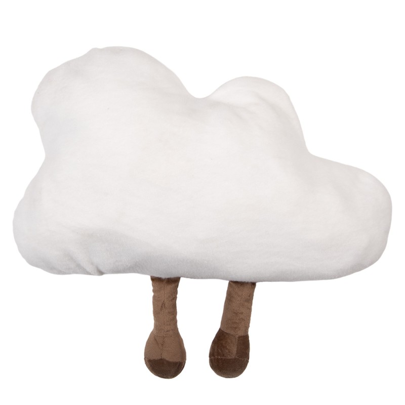 Clayre & Eef Decorative Cushion 60x30x10 cm White Polyester