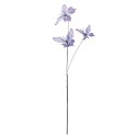 Clayre & Eef Dekoration Ast Schmetterling 10x10x65 cm Violett Textil
