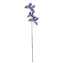 Clayre & Eef Ramo di decorazione Farfalla 10x10x65 cm Viola Tessuto