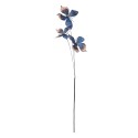 Clayre & Eef Decorative Branch Butterfly 10x10x65 cm Blue Textile