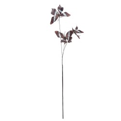 Clayre & Eef Branche décoration Papillon 10x10x65 cm Marron Textile