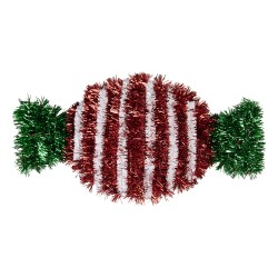 Clayre & Eef Christmas Ornament 33x2x16 cm Red Plastic