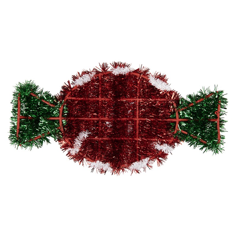 Clayre & Eef Christmas Ornament 33x2x16 cm Red Plastic