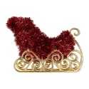 Clayre & Eef Christmas Decoration Sled Plastic
