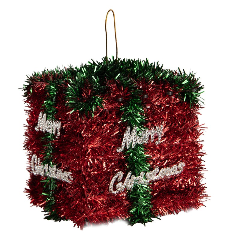 Clayre & Eef Weihnachtsanhänger Geschenk Kunststoff